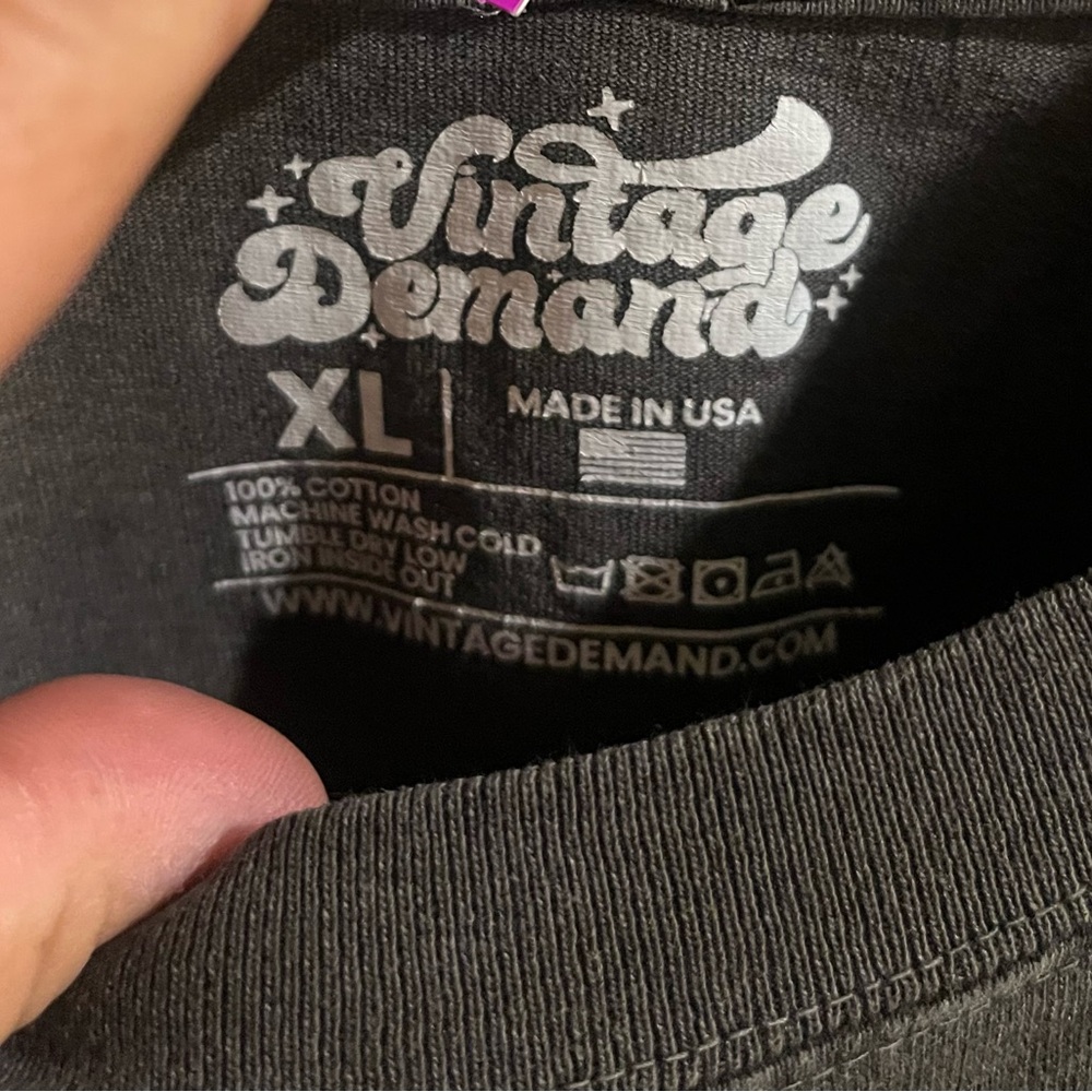 Vintage Black El Patron Graphic Short-Sleeve Tee with Multi-Color Print - Picture 2 of 2